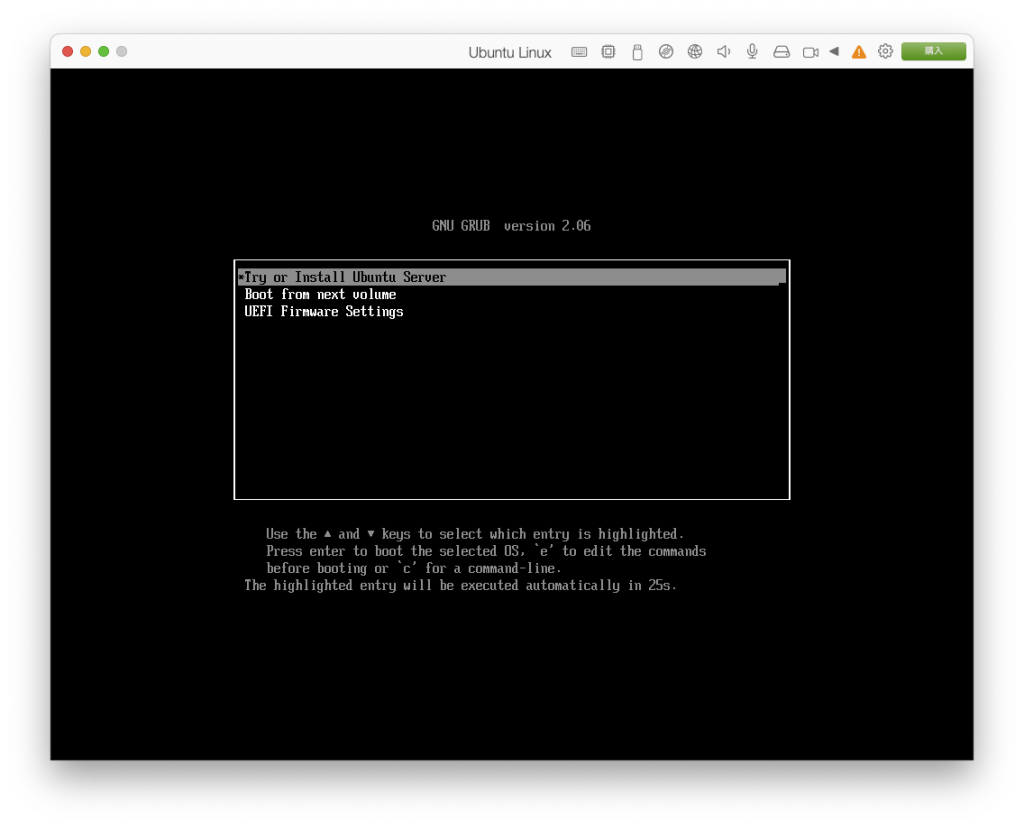 Ubuntu Serverのインストール01