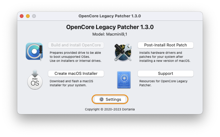 OpenCore Legacy Patcher 04