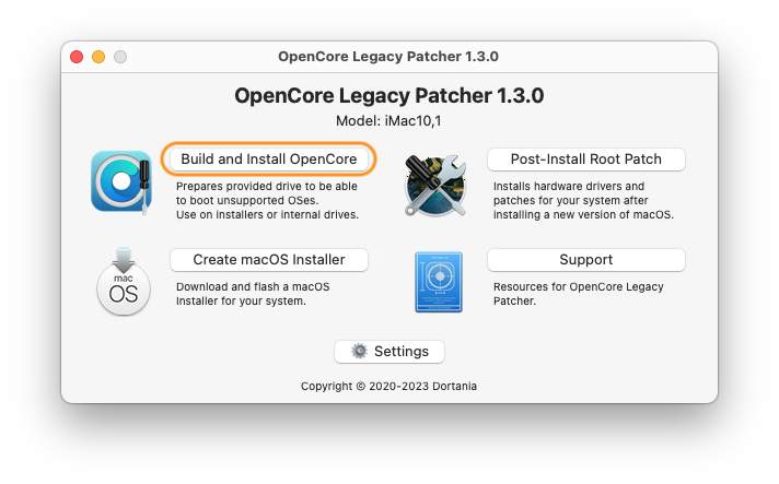 OpenCore Legacy Patcher 48